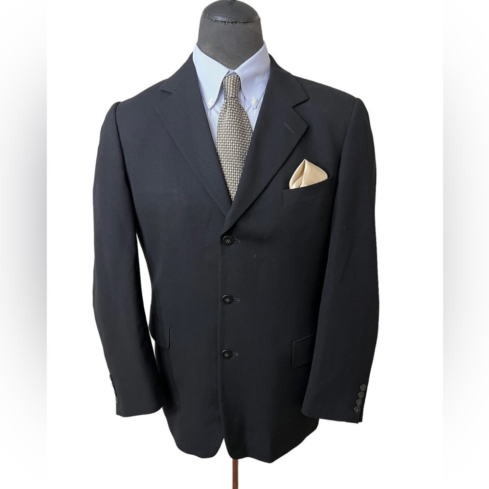 LIKE NEW EXPERT MENS DRRSS BLAZER SIZE 41R 94% WOOL AND 6% NYLON☑️